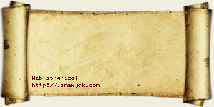 Jana Vujačić vizit kartica